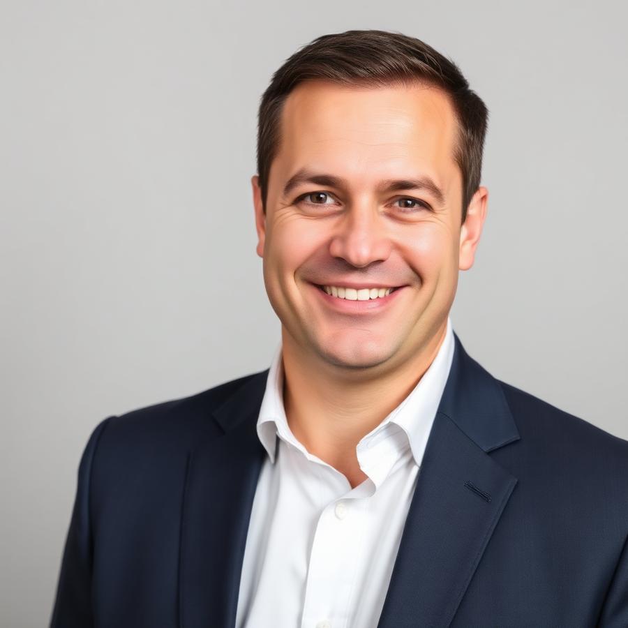 Portretfoto van Mark van Dijk